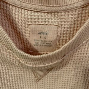 Woman's oversized Waffle knit sweater Size Large